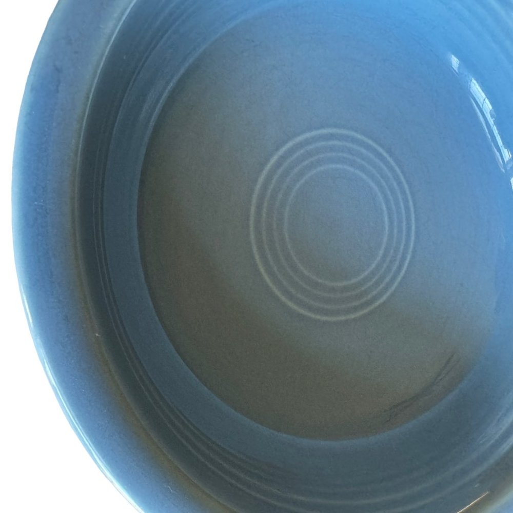 Homer Laughlin Fiestaware Coupe Soup Bowl Periwinkle Blue 1989 Homer Laughlin - Picture 6 of 6